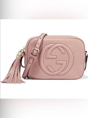 Authentic Gucci Soho Disco Bag Cipria Pink Mauve